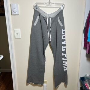 Victoria’s Secret pink boyfriend sweatpants